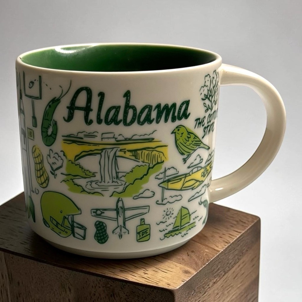 Starbuck Alabama Bama AL Been There Series Tea Coffee Cup Mug 14 oz.